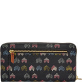 Emma RFID Large Zip Clutch