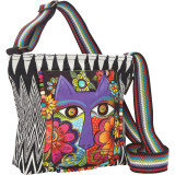 Blossoming Feline Crossbody