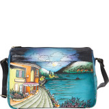 Hand Painted Medium Shoulder Bag