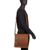 Cowhide Leather Messenger Bag