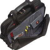 Double Compartment 15.4" Laptop Briefcase (w/ RFID Secure Pocket)