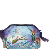 Hand Painted Multicompartment Crossbody