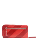 Barcelona Single Zip Gusseted Clutch Wallet