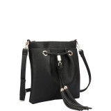 Crossbody bag with fringe details