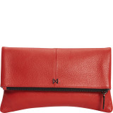 Esoteric Pebble Leather Clutch