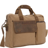 Casual Style Canvas Laptop Messenger Bag