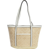 Paper Straw Tribal Tote