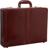 Luxurious Italian Leather Expandable Attaché Case