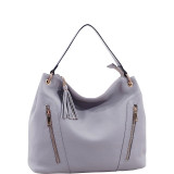 Corinne Tasseled Hobo Bag