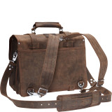 16" CEO Full Leather Briefcase & Backpack