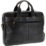 Genuine Leather Briefcase with Laptop Sleeve