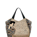Large Shoulder Tote with Side Pockets