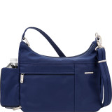 Anti-Theft Welted Medium Double Zip Crossbody - Exclusive