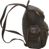 Distressed Leather Laptop Backpack