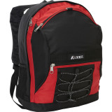 Two Tone Backpack with Mesh Pockets