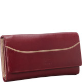 RFID Secure Gemma Trifold Clutch Wallet