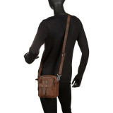 Leather Crossbody Waist Bag