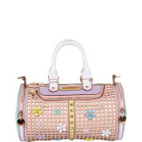 Selina Floral Pastel Barrel Bag