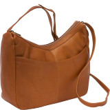 Top Zip Hobo With Front Open pocket