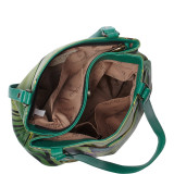 Hand Painted Leather Twin Top Tote