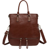 Milana Leather Tote with Coin Purse