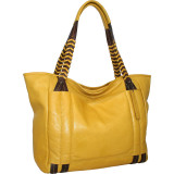 Tote with Woven Shoulder Strap