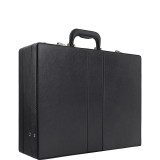 Premium Leather-like Attaché, Hard-sided with Combination Locks