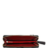 Sayoko Single Zip Gusseted Clutch Wallet