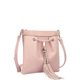 Crossbody bag with fringe details