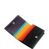 Leather Gusset Card Case with ID Window