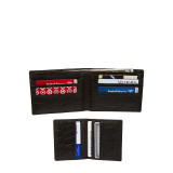 Men's RFID Blocking Wallet with Removable ID Mini Wallet Genuine Leather