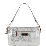 Joanne Metallic Geometrics Shoulder Bag