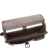 16" Leather Laptop Briefcase