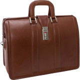 Morgan Leather 17" Litigator Laptop Brief