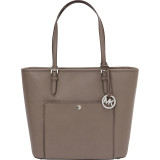 Jet Set Item Large Top Zip Snap Pocket Tote
