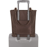 Premium Leather/Poly 16" Laptop Bucket Tote
