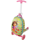 Dora Friends Kids Carry-On with Foldable Scooter Attached