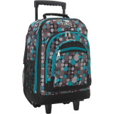 Patterned Wheeled Backpack