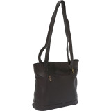 Shopper with Front Zip Pocket