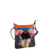 Dark City Print Cross Body