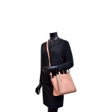 Patent Leather Winged Tote Satchel