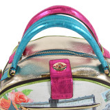 Europe Print Bowler Bag