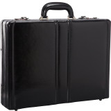 Luxurious Italian Leather Expandable Attaché Case