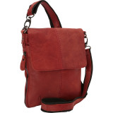 Pompei Expandable Cross Body Bag-Leather
