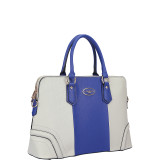 Colorblock Slim Briefcase with Removable Shoulder Strap