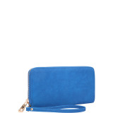 Zip Around Emblem Wallet