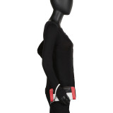 Delaney Large Zip Around - Color Block