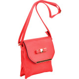 Gold-Tone Bow Crossbody Bag