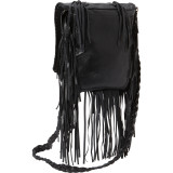Full Flap with Three Conchos and Fringe Shoulder Bag