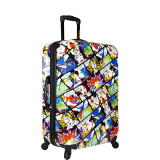 White Crak! 29" Expandable Checked Spinner